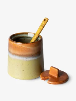 Pot a lait et sucrier 70s ceramique - hk living