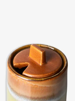 Pot a lait et sucrier 70s ceramique - hk living