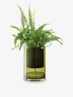 Pot a plante avec reserve d'eau l verre ...