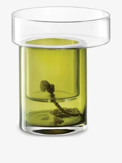 Pot a plante avec reserve d'eau s verre ...