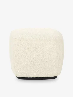 Pouf porterville blanc - pomax