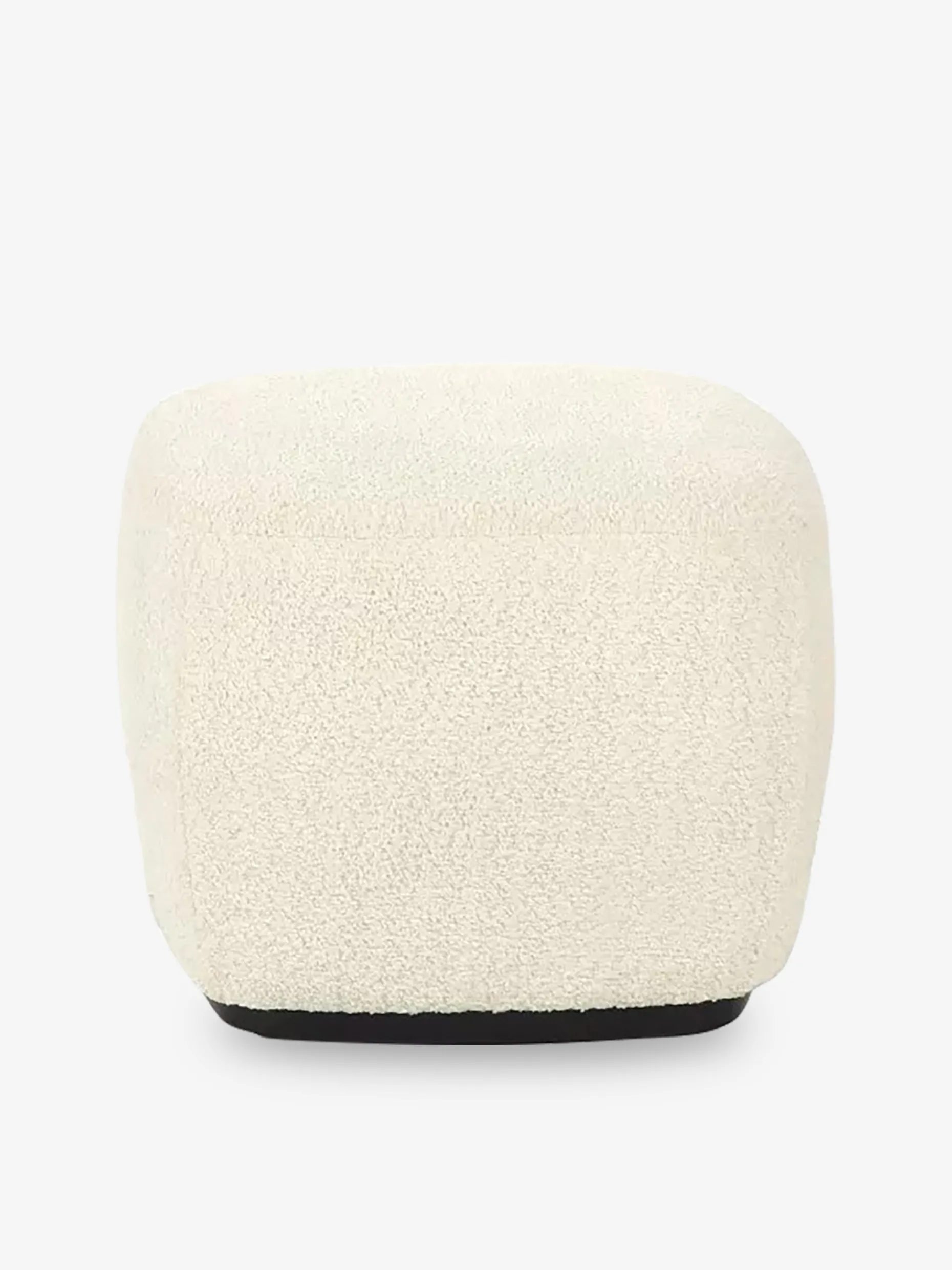Pouf porterville blanc - pomax