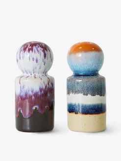 Saliere et poivriere stargaze 70s - hk living