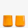 Set 2 verres mb ambre