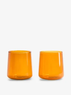 Set 2 verres mb ambre