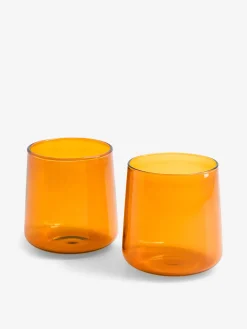 Set 2 verres mb ambre