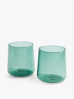 Set 2 verres mb emeraude
