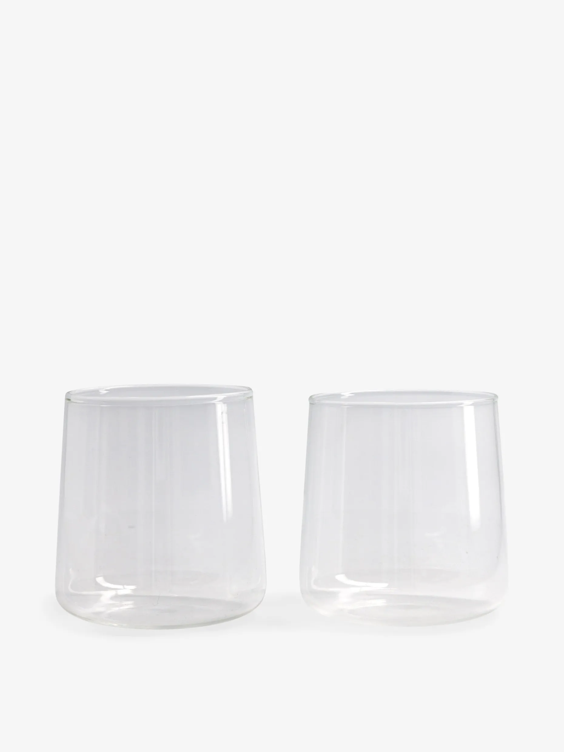 Set 2 verres mb transparents
