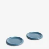 Set de 2 assiettes a dessert barro bleu ...
