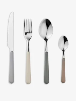 Set de 8 couverts marstal gris - broste ...