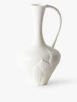 Set de 4 mini vases porcelaine blanche -...