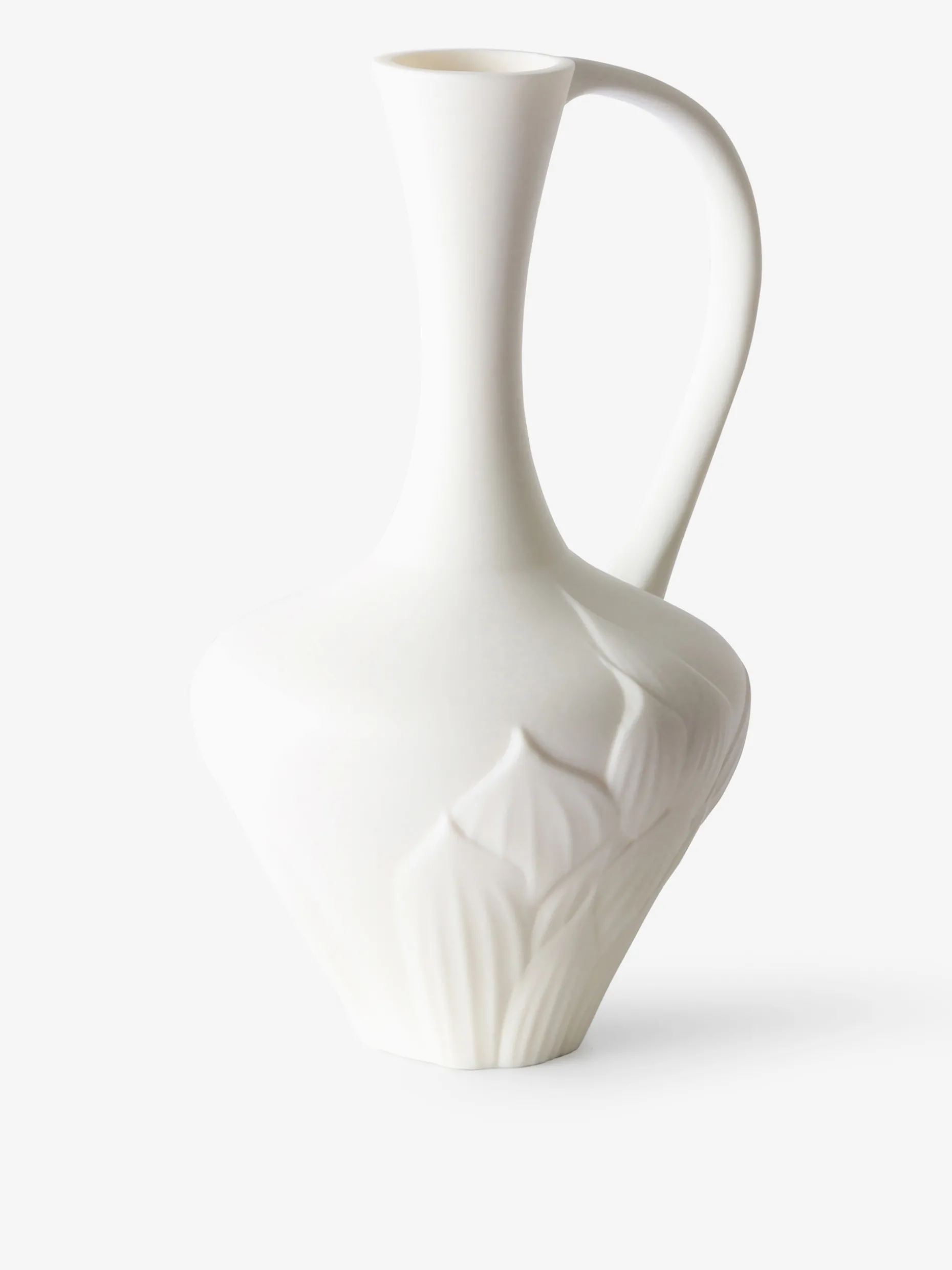 Set de 4 mini vases porcelaine blanche -...