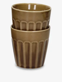 Set de 2 verres rialto h8.5cm caramel - ...