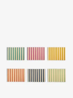 Set de table rayure bleu nuit - &kleveri...