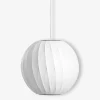 Suspension ball crisscross bubble s george nelson blanc - hay