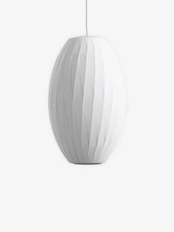 Suspension cigar crisscross bubble m george nelson blanc - hay