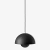 Suspension flowerpot vp2 noir mat - &tradition