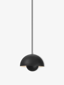 Suspension flowerpot vp1 noir mat - &tradition
