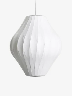 Suspension pear crisscross bubble m george nelson blanc - hay