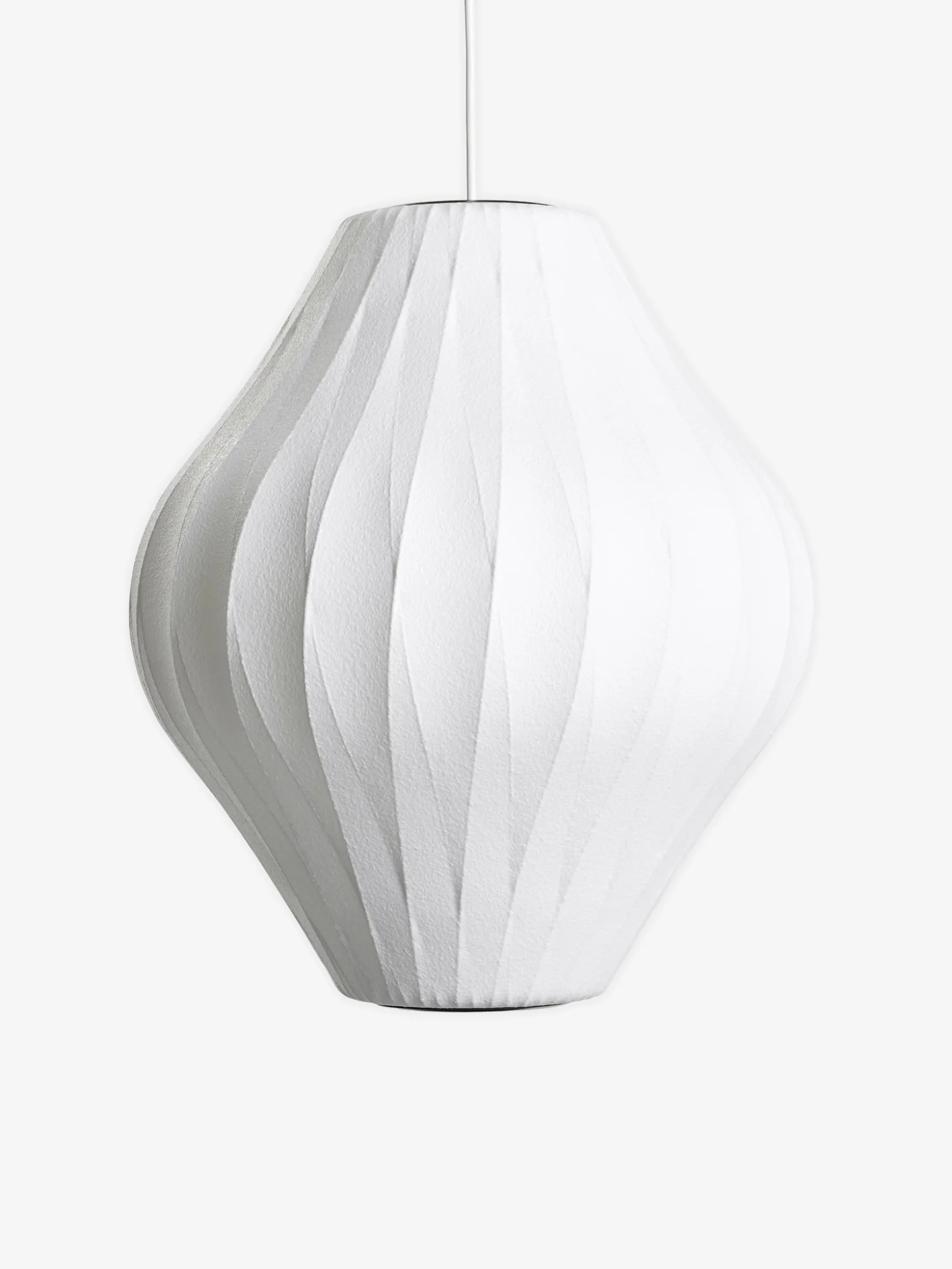 Suspension pear crisscross bubble m george nelson blanc - hay