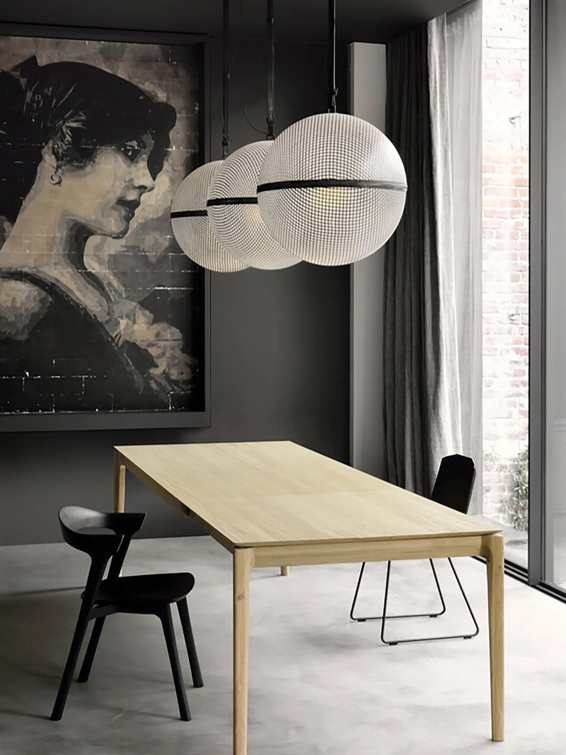 Table a rallonge bok 160/240 cm - ethnicraft