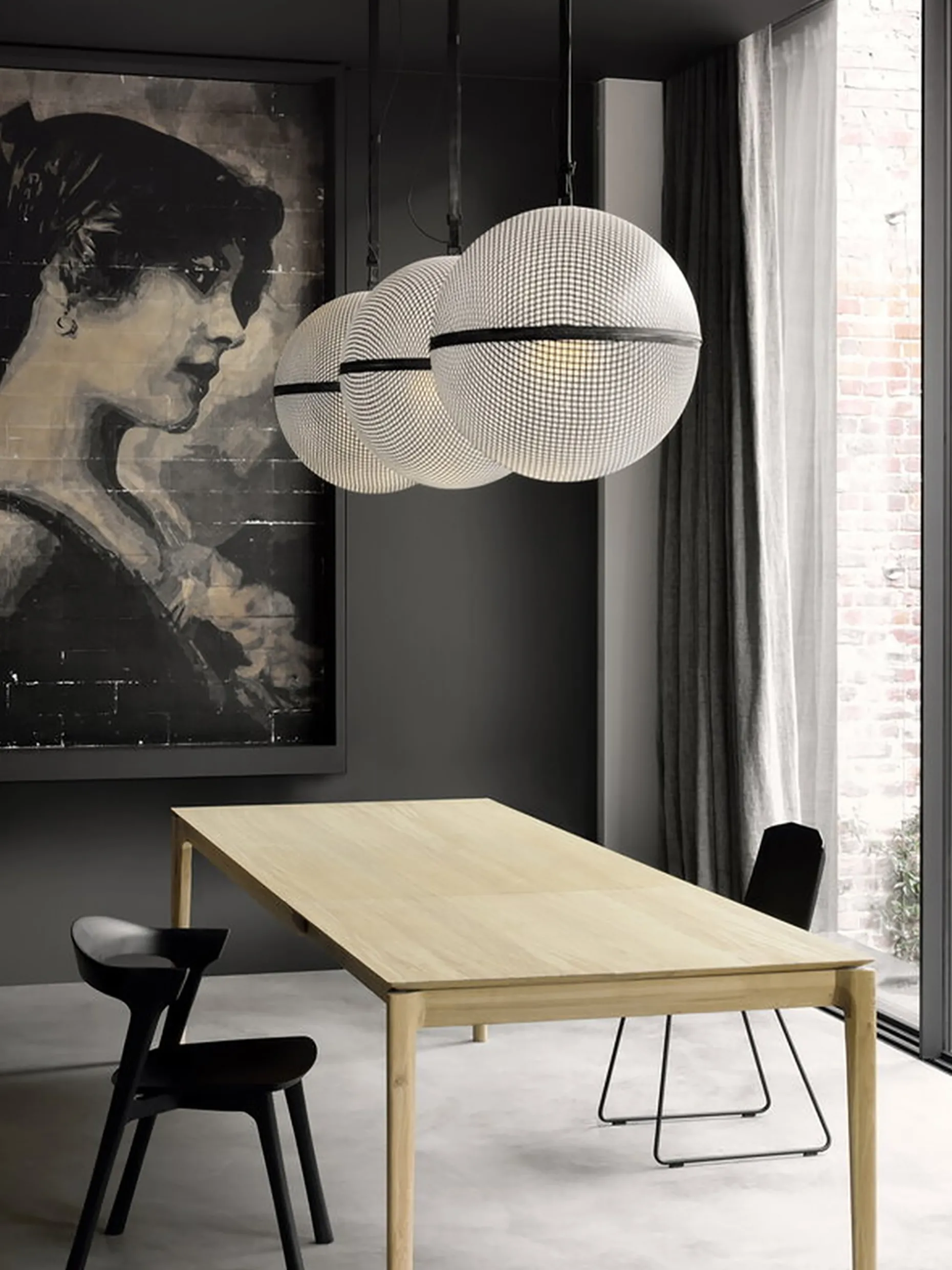 Table a rallonge bok 160/240 cm - ethnicraft