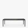 Table a rallonge bok chene noir 160/240 cm - ethnicraft