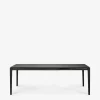 Table a rallonge bok chene noir 140/220 cm - ethnicraft