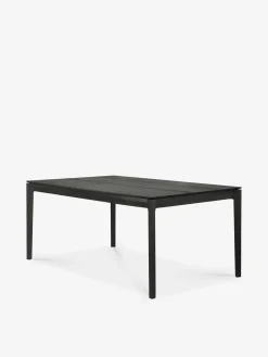 Table a rallonge bok chene noir 160/240 cm - ethnicraft