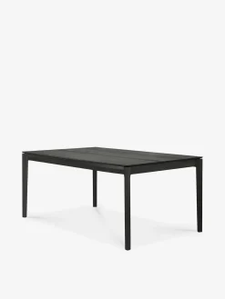 Table a rallonge bok chene noir 140/220 cm - ethnicraft