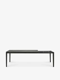 Table a rallonge bok chene noir 160/240 cm - ethnicraft