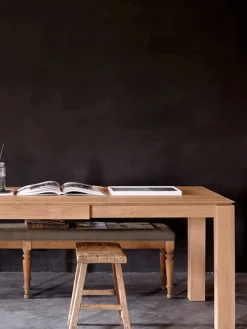 Table a rallonge slice chene massif 180/280 cm - ethnicraft