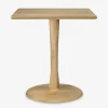 Table carre torsion chene massif 70 cm - ethnicraft