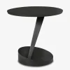 Table d'appoint oblic teck noir - ethnicraft