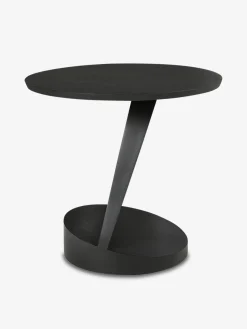 Table d'appoint oblic teck noir - ethnicraft