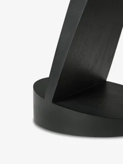 Table d'appoint oblic teck noir - ethnicraft