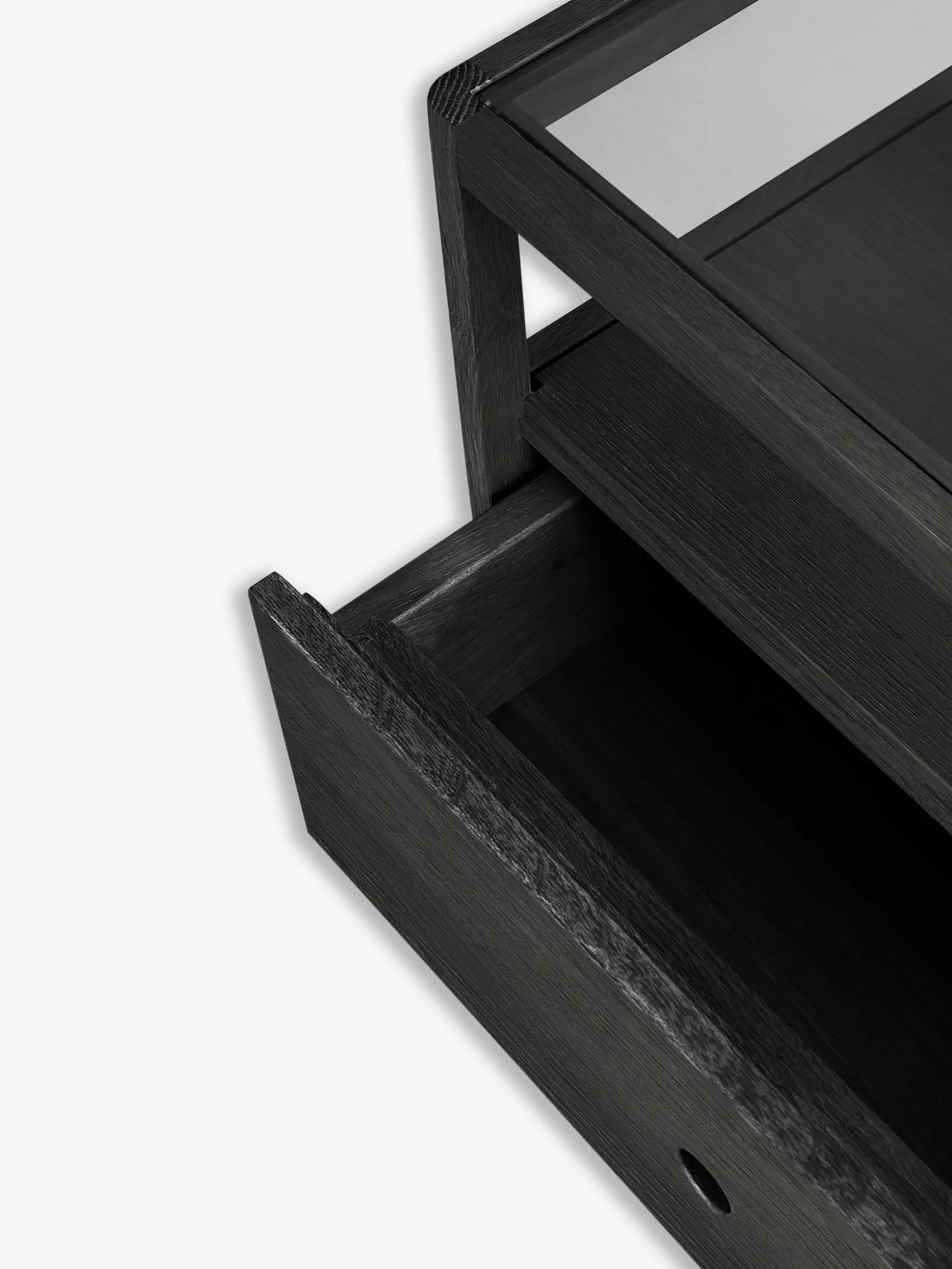 Table de chevet spindle chene massif 55x35x53 cm - ethnicraft