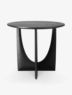 Table geometric chene noir 51x51x50 - ethnicraft