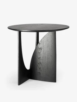 Table geometric chene noir 51x51x50 - ethnicraft
