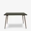 Table rectangulaire retro vera 120x70 kaki - les gambettes