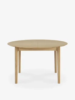 Table ronde a rallonge bok chene massif d129/179 - ethnicraft