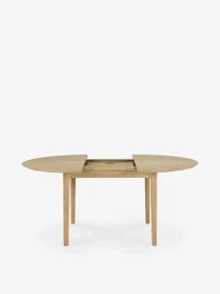 Table ronde a rallonge bok chene massif d129/179 - ethnicraft