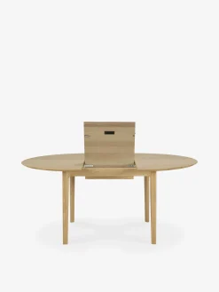 Table ronde a rallonge bok chene massif d129/179 - ethnicraft