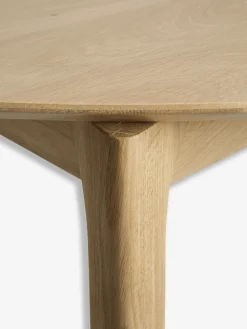 Table ronde a rallonge bok chene massif d129/179 - ethnicraft