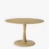 Table ronde torsion chene massif d127 cm - ethnicraft