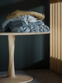 Table ronde torsion chene massif d127 cm - ethnicraft