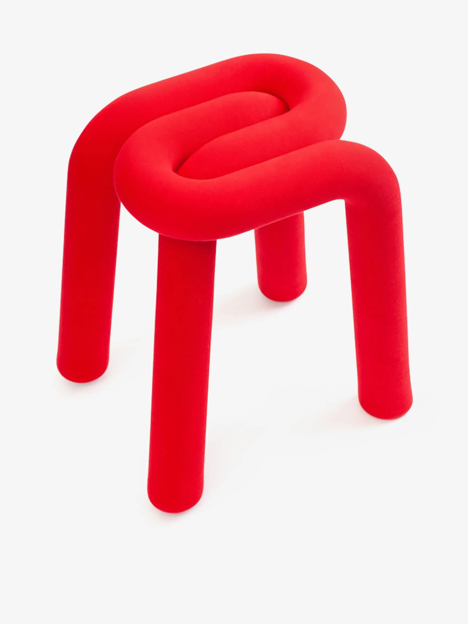 Tabouret bold rouge - moustache