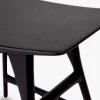 Tabouret osso grain and green chene massif noir - ethnicraft