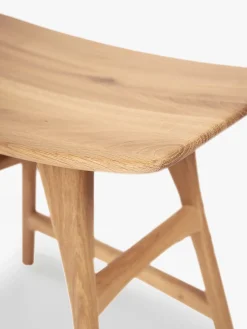 Tabouret osso grain and green chene massif - ethnicraft