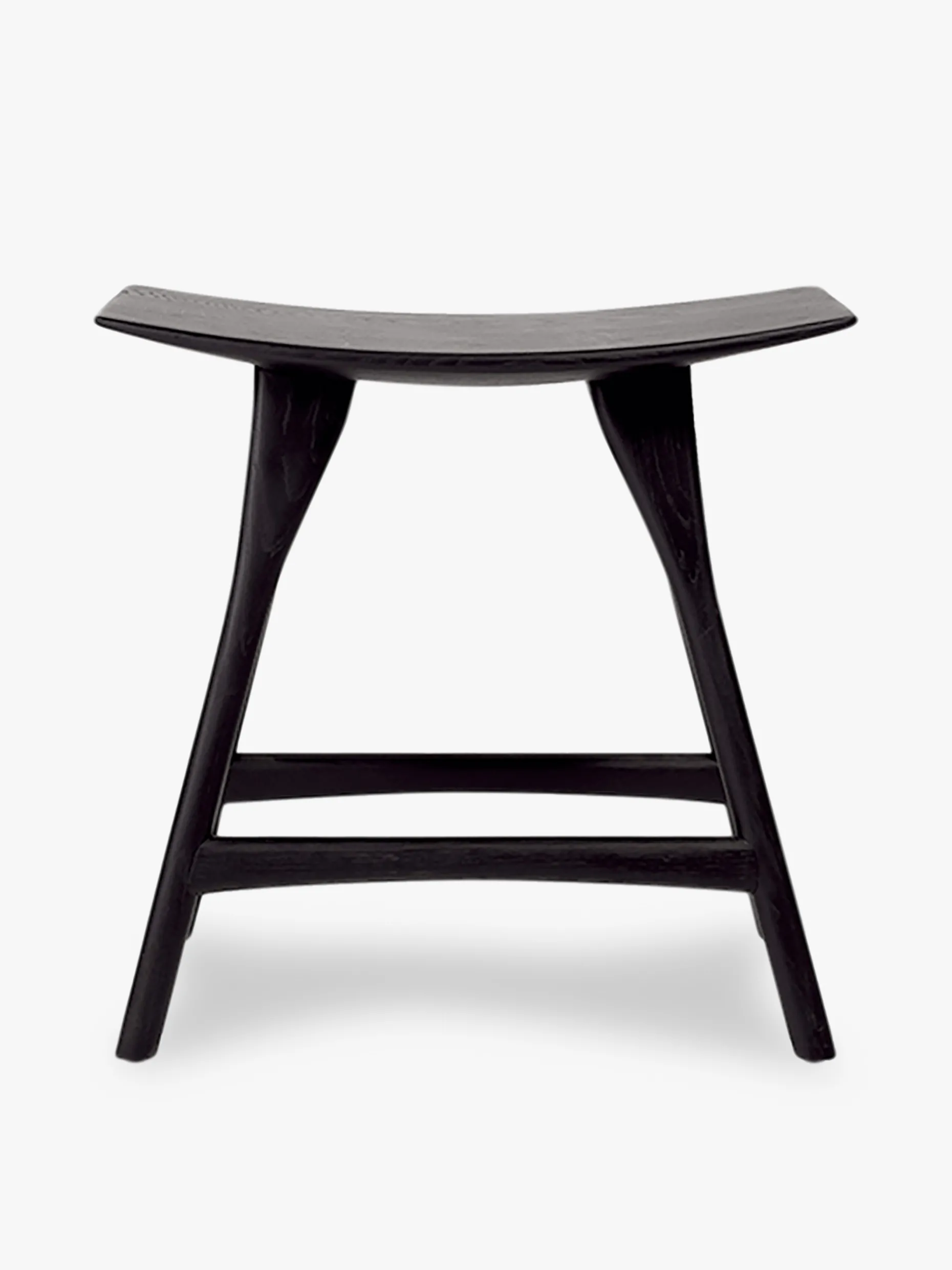 Tabouret osso grain and green chene massif noir - ethnicraft